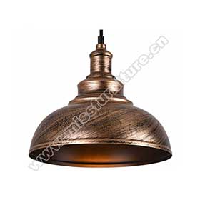 Copper color retro 1950s diner iron round pendant lights8943, round copper/black/white iron american diner/bar pendant lights-American 1950s retro diner pendant lights M-8943