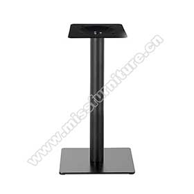 Wholesale black iron square base 1950s diner table legs M8982, 45cm iron american retro cafeteria square black table legs-American 1950s retro diner table legs M-8982