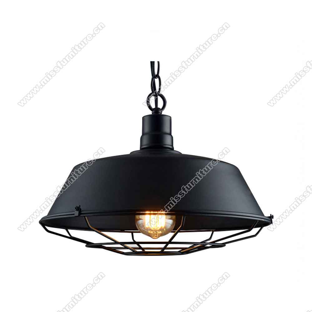 Black semicircular iron with wire american retro diner pendant lights, classic retro dining room/diner semicircular black pendant lights
,American 1950s retro diner pendant lights M-89411